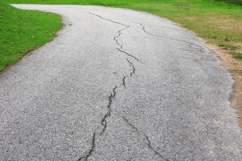 Cracked Driveway Replacement