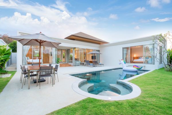 Concrete Pool Patio Installation in Eagle