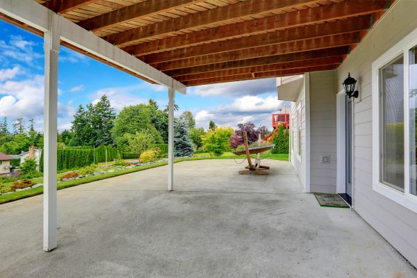 Backyard Patio Installation in Eagle